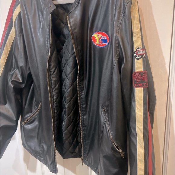 💫URBAN RAGS Men’s Motorcycle  PU leather Coat. RARE FIND/VINTAGE from the 80`s - Picture 7 of 12